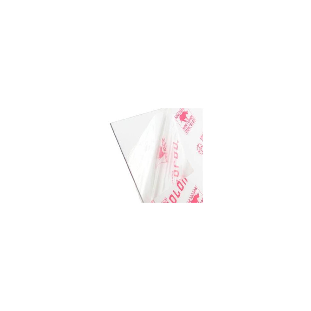 8"" X 12"" X .020 Polycarbonate Clear Plastic Sheet Lexan Pack of 10