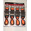 Haulmaster 15 'BY1 """" Ratcheting Tie Down (4 Pack) 1