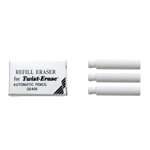 Pentel Αναγκαίες Γόμμες Pentel Για Μηχανικά Μολύβια Twist-Erase - Συσκευασία 36 (E10)