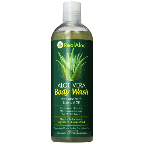 Real Aloe Σαπούνι Σώματος με Έλαιο Αλόης, 16 Oz
