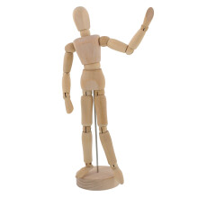 US Art Supply Manichino Femminile 8" - Manichino Articolato per Disegno con Base e Corpo Flessibile - Perfetto per Disegnare Figure Umane
