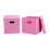 Household Essentials Cube Set with Lids, Pink, 2-Pack 1