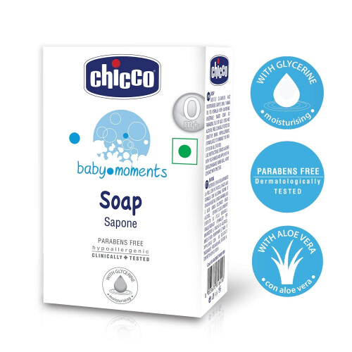 Chicco Baby Moments Soap pack of 3(300gm) 2