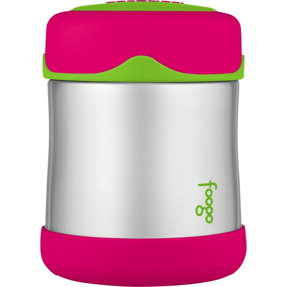 Thermos Foogo Vacuum Insulated Stainless Steel 10-Ounce Food Jar Watermelon/Green