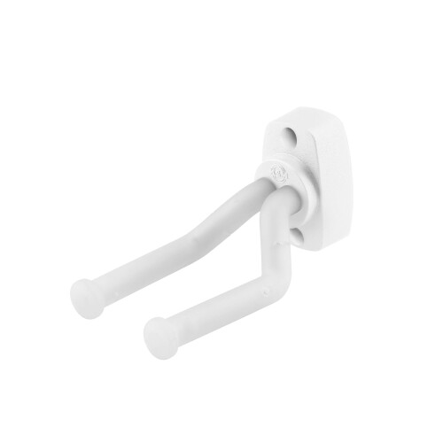 K&M Guitar Wall Mount-White with Translucent Support Elements (16280.0