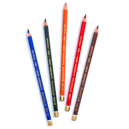 Koh-I-Noor Polycolor Σετ Μολυβιών, 12 Χρωματιστά Μολύβια σε Τενεκεδάκι, 1 Κάθε (FA3816.12) 2