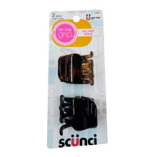 Scunci No-Slip Grip Chunky Jaw Clips, 2 Stck (3er-Pack)