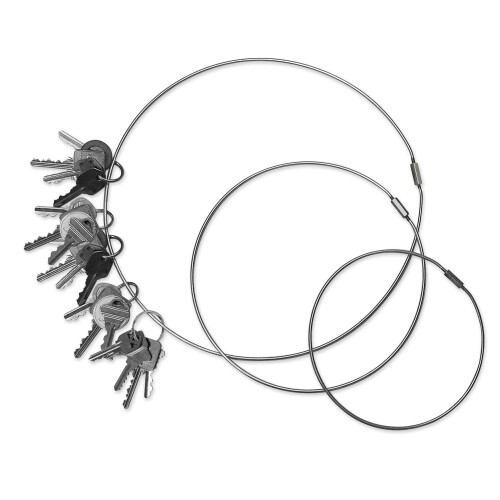 Lucky Line Schlsselringe mit Gewindeverschluss 6"" (79605) Silber 1