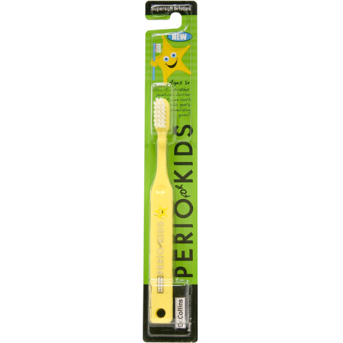 Dr. Collins Perio Tandb?rste til Kids Yellow 12 Count