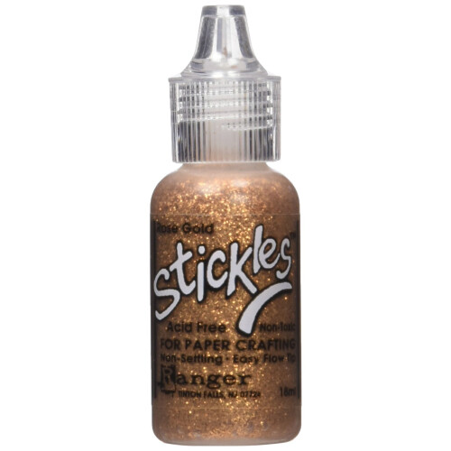 Ranger Stickles Glitter Glue 0.5oz, Ροζ Χρυσό