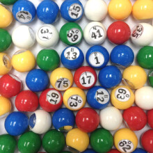 TAPP -kollektioner Multi Color Plastic Bingo Ball Set