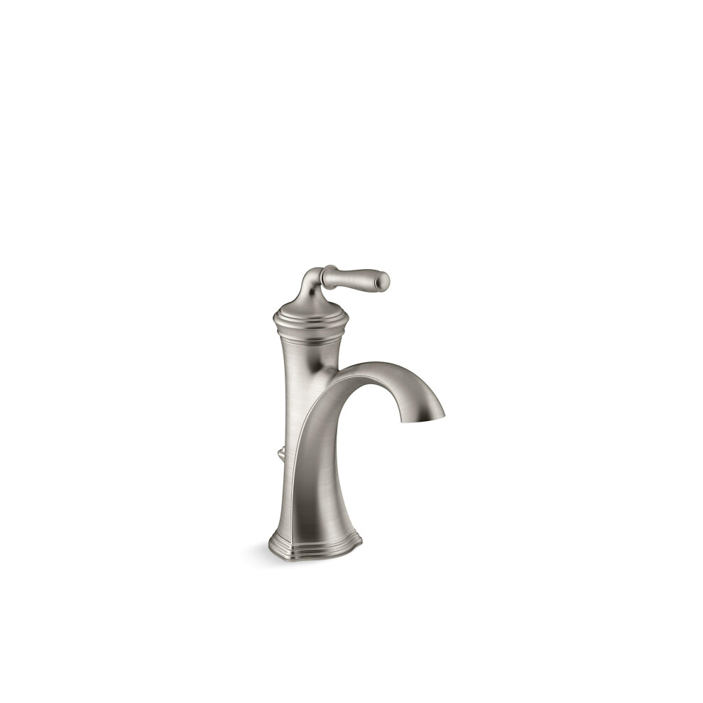 Photos - Tap Kohler Devonshire K1934BN Single Handle Single Hole or Centerset Bathroom Faucet with Metal Drain Assembly in Brushed Nickel 