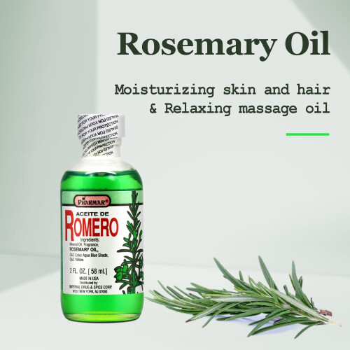 Aceite De Romero 2 Oz. Rosmarinl 2er-Pack Pharmark 1