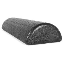CanDo Rodillos de espuma de alta densidad compuestos negros para restauracin muscular, terapia de masaje, recuperacin deportiva y fisioterapia,