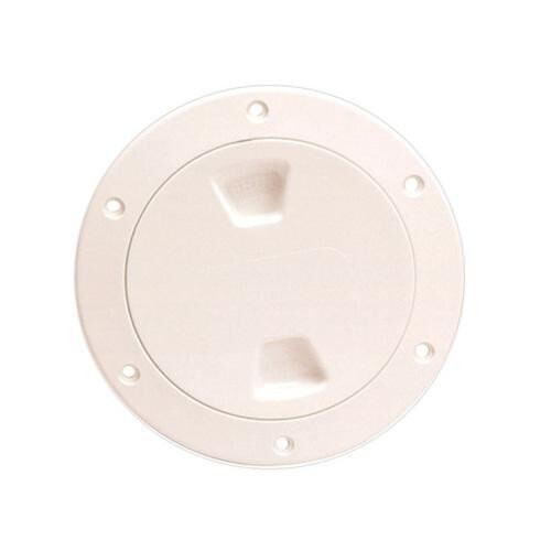 Plaque de pont     visser centrale lisse Beckson 4"""" - Beige