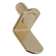 The Hillman Group 59744 Regalstift aus Messing, 5 mm, 20 Stck