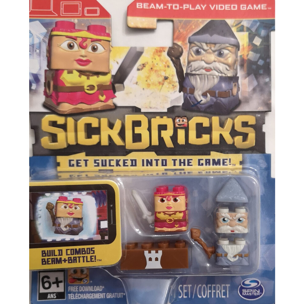 Pack double de briques malades Th   me 9 Figurine d'action
