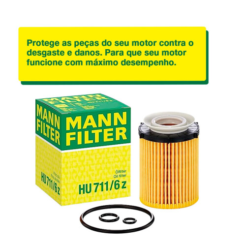 Mann HU 711/6z Engine Oil Filter 1