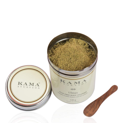 Kama Ayurveda Ubtan Σαπούνι Χωρίς Σαπούνι Καθαριστικό Σώματος, 120g 2