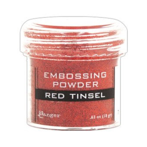 Kortmakeri: Tinsel Heat Embossing - Ranger Glitter Tinsel Embossing Pulvren - 5 Artikel Bundle 1