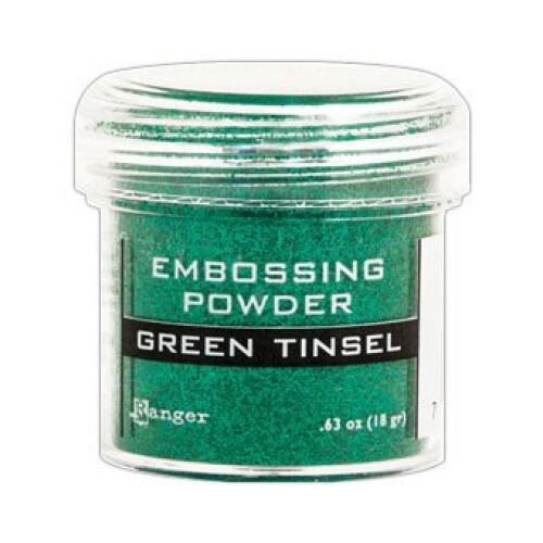 Kortmakeri: Tinsel Heat Embossing - Ranger Glitter Tinsel Embossing Pulvren - 5 Artikel Bundle 2