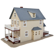 Walthers Trainline Ho Modelo de dois andares House 3 x 7. 7,7 x 17,7 cm