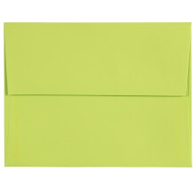 Jampapir A2 Farvet invitation Konvolutter - 4 3/8 X 5 3/4 - Ultra Lime Green - 50/Pack