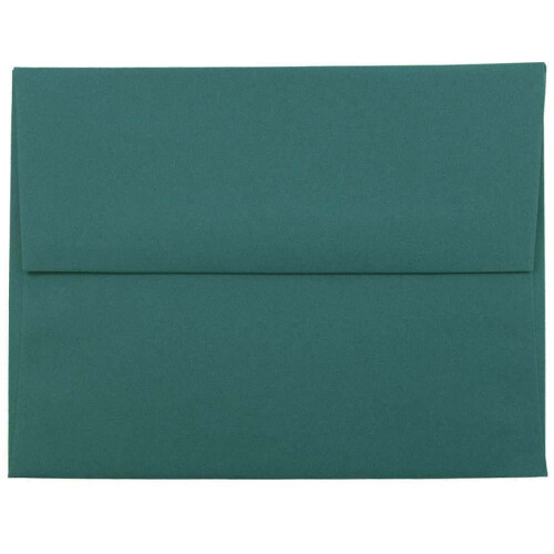 JAM PAPER A2 Premium Πρόσκληση Φάκελοι - 4 3/8 x 5 3/4 - Τιρκουάζ - 50/Συσκευασία