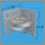 Dock Edge Floating Dock Corner Hinge  Galvanized  1/4""  Gray 2
