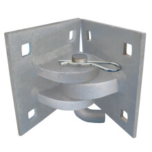 Data de canto flutuante da borda flutuante Galvanizada 1/4 """" cinza