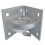 Dock Edge Floating Dock Corner Hinge  Galvanized  1/4""  Gray 1