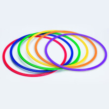 Anillos de agilidad Spectrum de 19"" de S&S Worldwide (juego de 6)