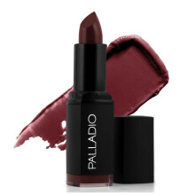 Palladio Herbal Matte Lipstick, Κρεμώδης και Πλήρης Κάλυψη, Ματ Χρώμα, Plum Majesty