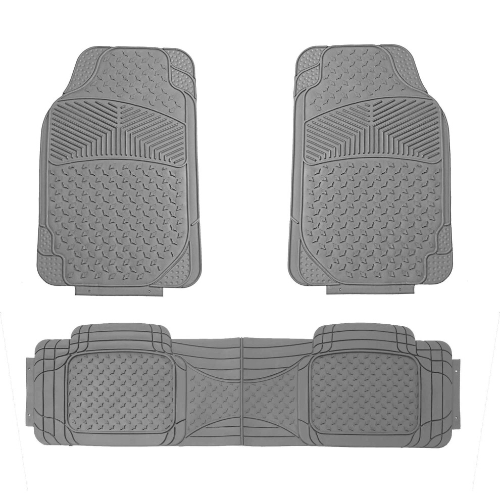 Fh Group Car Floor Mats - Heavy-Duty Rubber Floor Mats For Cars Unive 816352022139