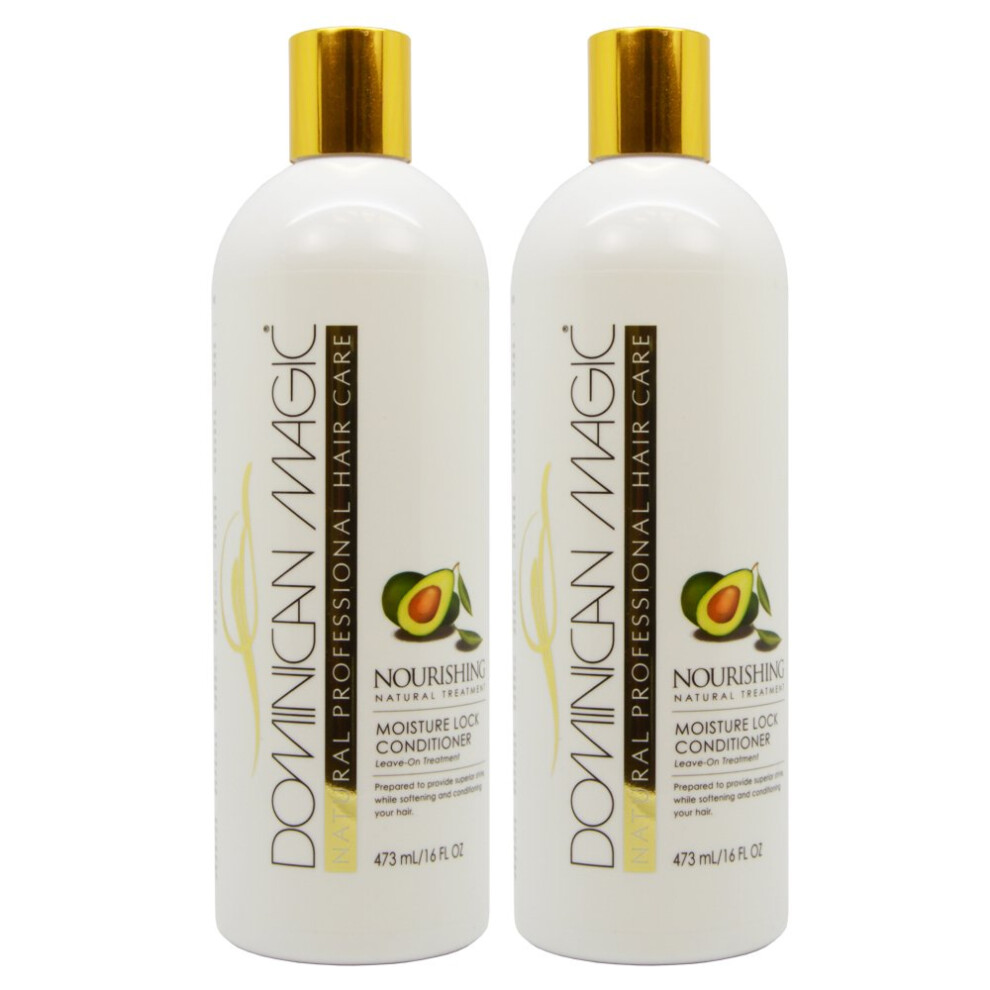Magia De Vaquero Dominican Magic Nourishing Moisture Lock Leave On Conditioner 16Oz Pack Of 2