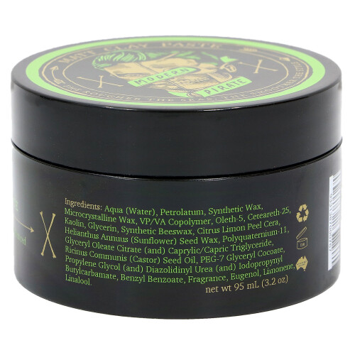 MODERN PIRATE Πάστα Μαλλιών Matte Clay Medium Hold 3.2 oz 1