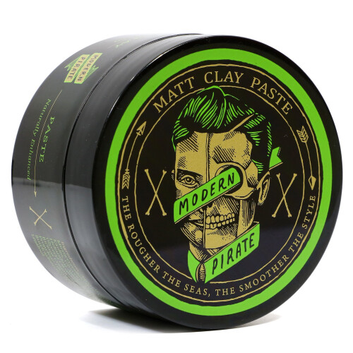 MODERN PIRATE Πάστα Μαλλιών Matte Clay Medium Hold 3.2 oz