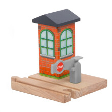 Punto de control de parada y arranque del motor ORBRIUM compatible con el ferrocarril de madera Thomas & Friends Brio Chuggington Melissa & Doug