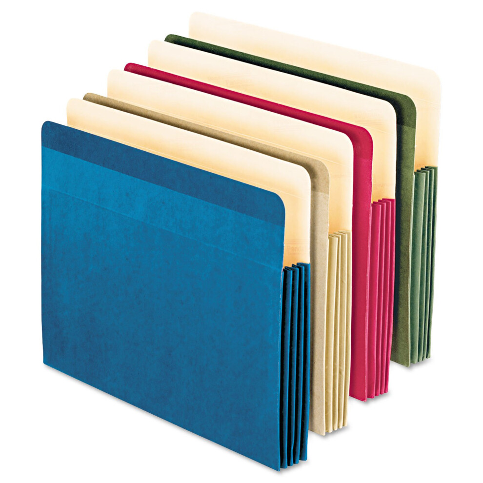 Photos - File Folder / Lever Arch File Pendaflex 90164 Recycled Paper Color File Pocket Letter 4 Colors 4/Pack PFX90164