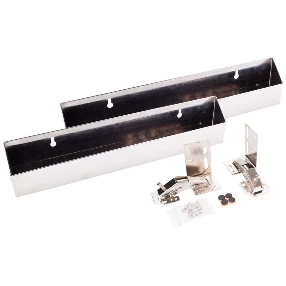 Hardware Resources TOSS14S-R Shallow Sink Tipout Tray Pack, Stainless Steel