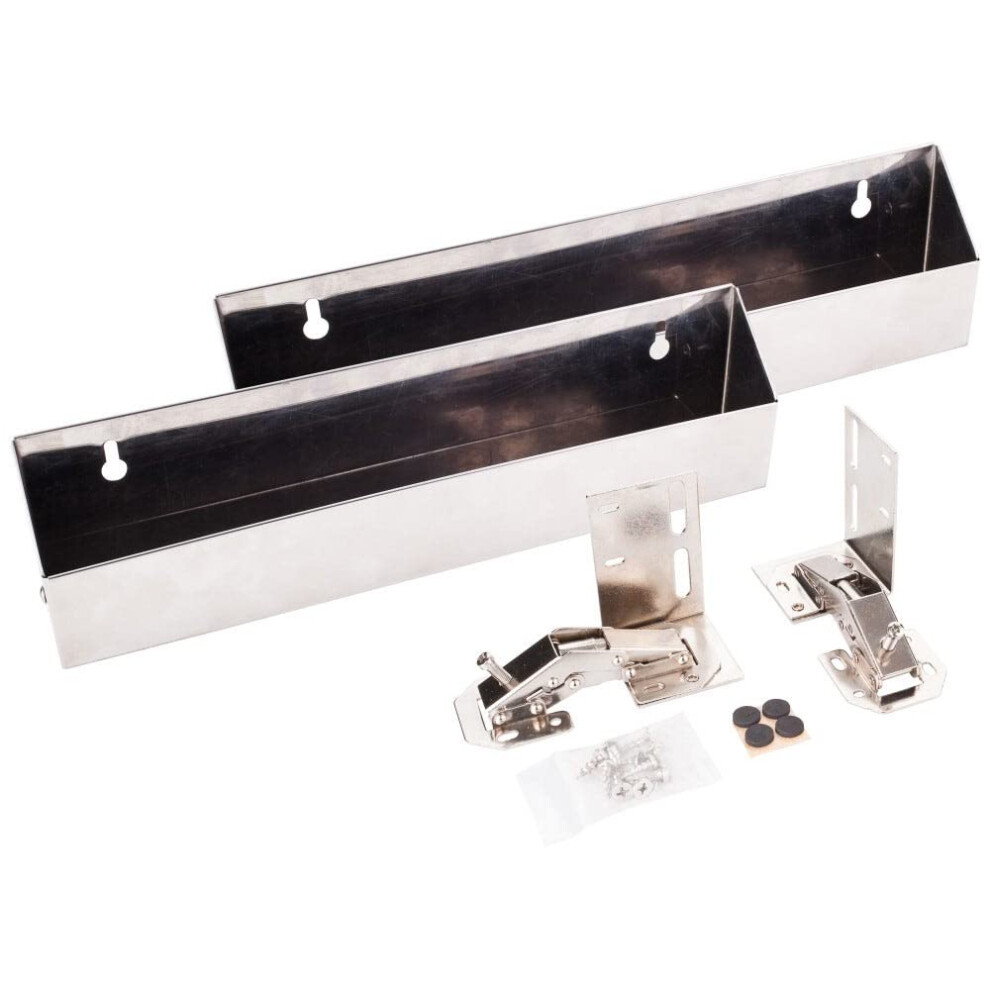 Photos - Kitchen Sink Microsoft Hardware Resources TOSS11S-R Shallow Sink Tipout Tray Pack, Stainless Steel 