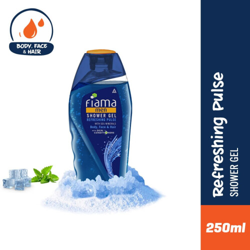Fiama Di Wills Men Refreshing Pulse Shower Gel  250ml 1