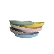 Ikea Kalas 501.929.59 Lot de 6 assiettes sans BPA, couleurs assorties