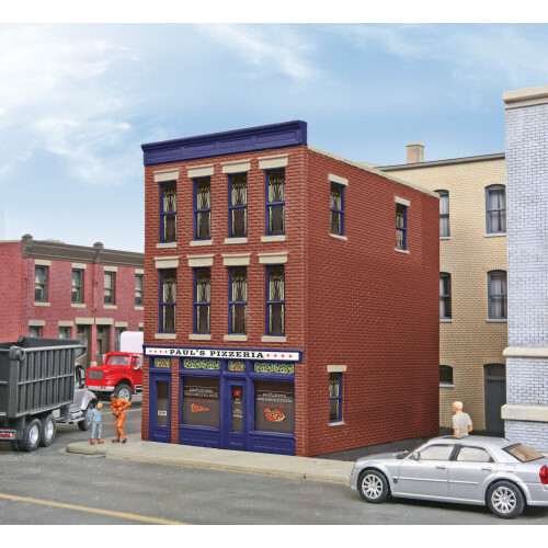 Walthers Trainline HO Scale Model Paul's Pizzeria
