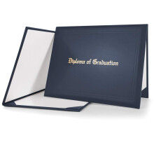 GraduationMall Imprinted Diploma Cover for Certificate 8.5''x 11'' (Da