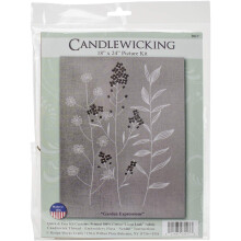 Design fungerar hantverk 3017 trdgrdsuttryck Candlewick Kit 18 av 24 """"