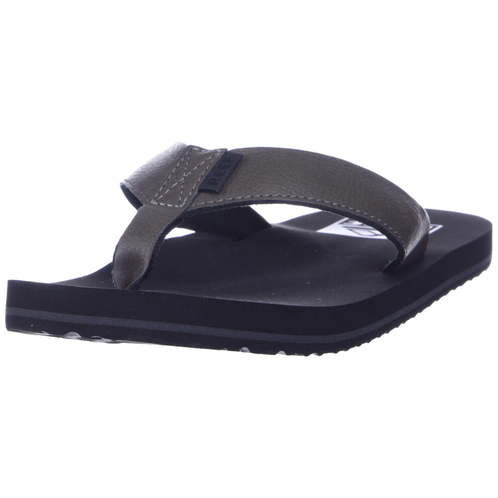 Reef mens Twinpin Flip Flop Dark Brown 8 US