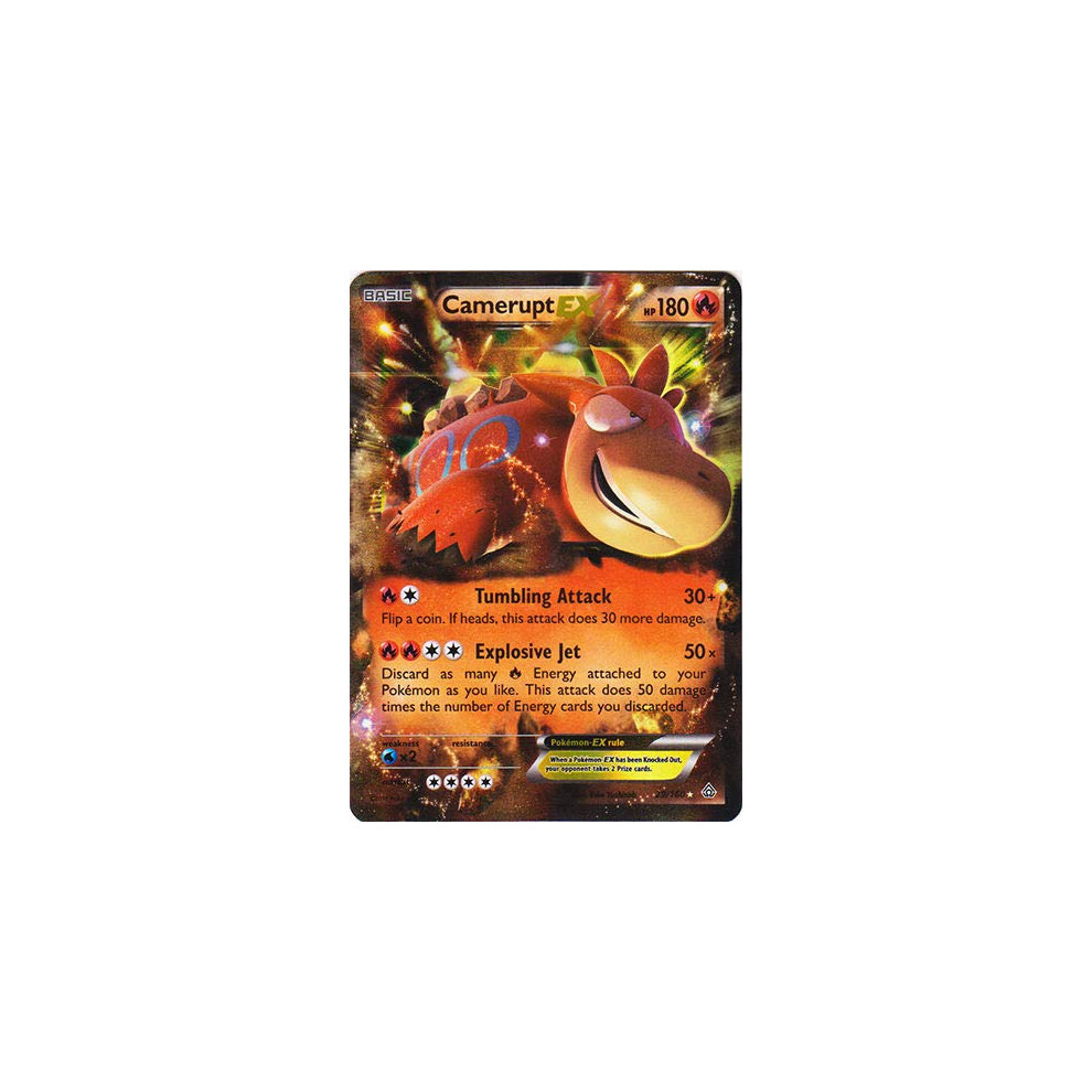 Pok Mon - Camerupt-Ex (29/160) - Xy Primal Clash - Holo-image