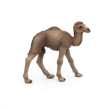 Figurinha Bebê Dromedário - PAPO - Bebê Dromedário - Marrom, bege e preto - Unissex - 3 anos - Figurinha