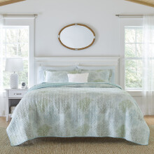 Laura Ashley - Set de quilt King Set reversibil lenjerie de bumbac cu shams -uri potrivite decora?iuni pentru casa pentru un plus de moale (apa s